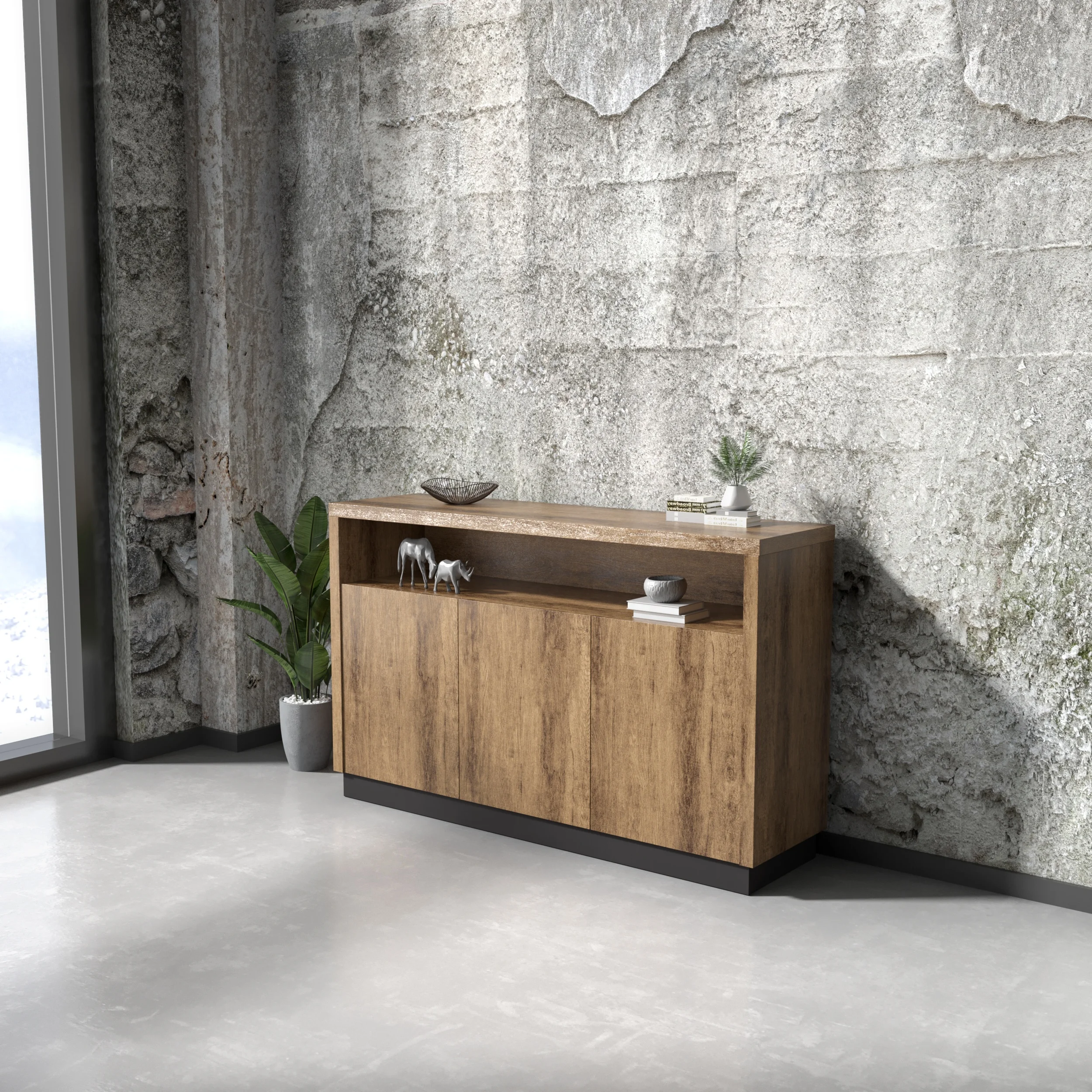 Office Furniture Credenza - -Wesome Factory Direct Sale Melamine Wood