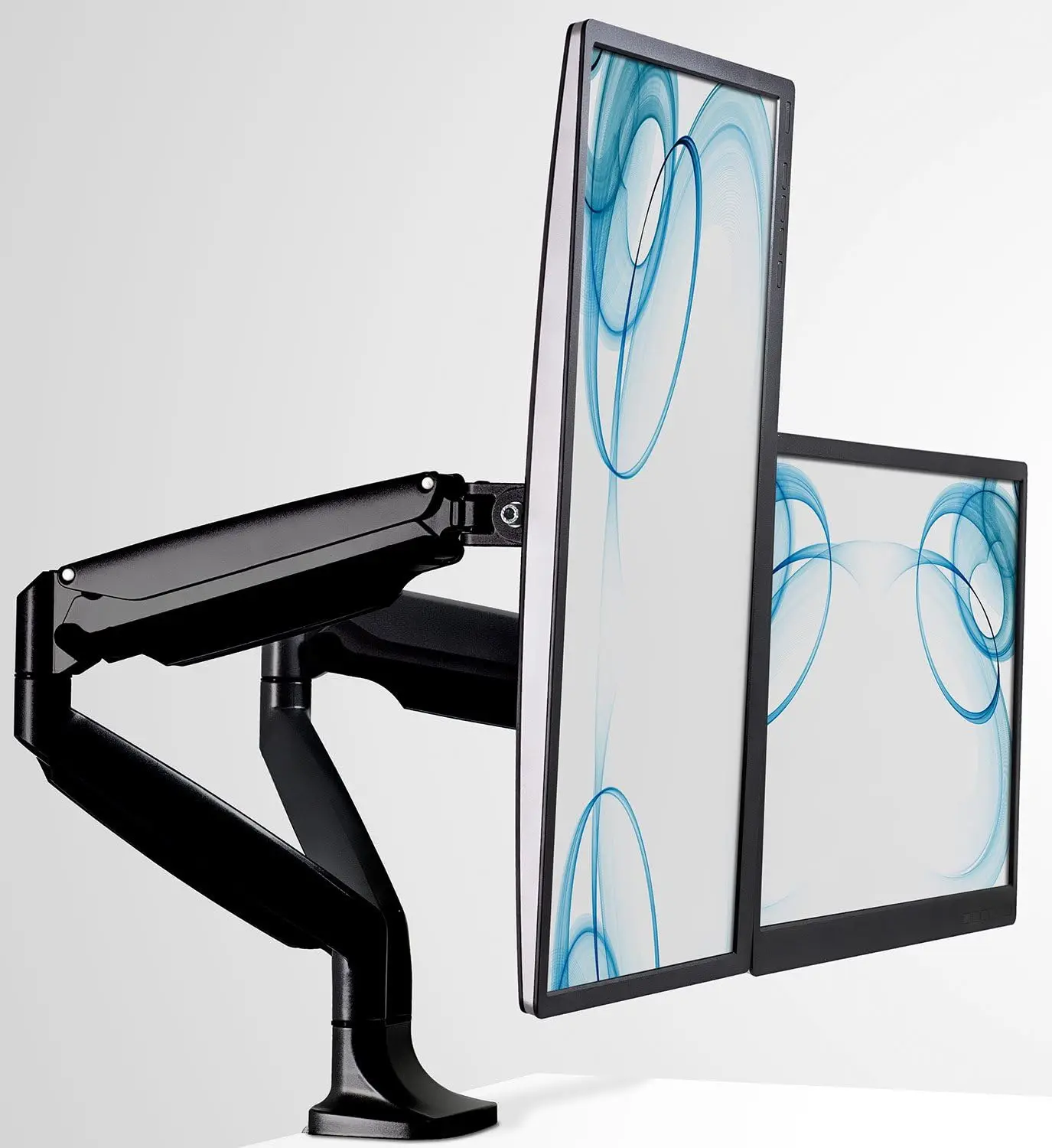 Adjustable Monitor Mount - Dual Monitor Arm Mount | Desk