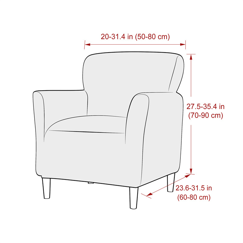 1PC Tub Bar Sofa Cover Jacquar – Office Furniture Dimensions recenzja i cena