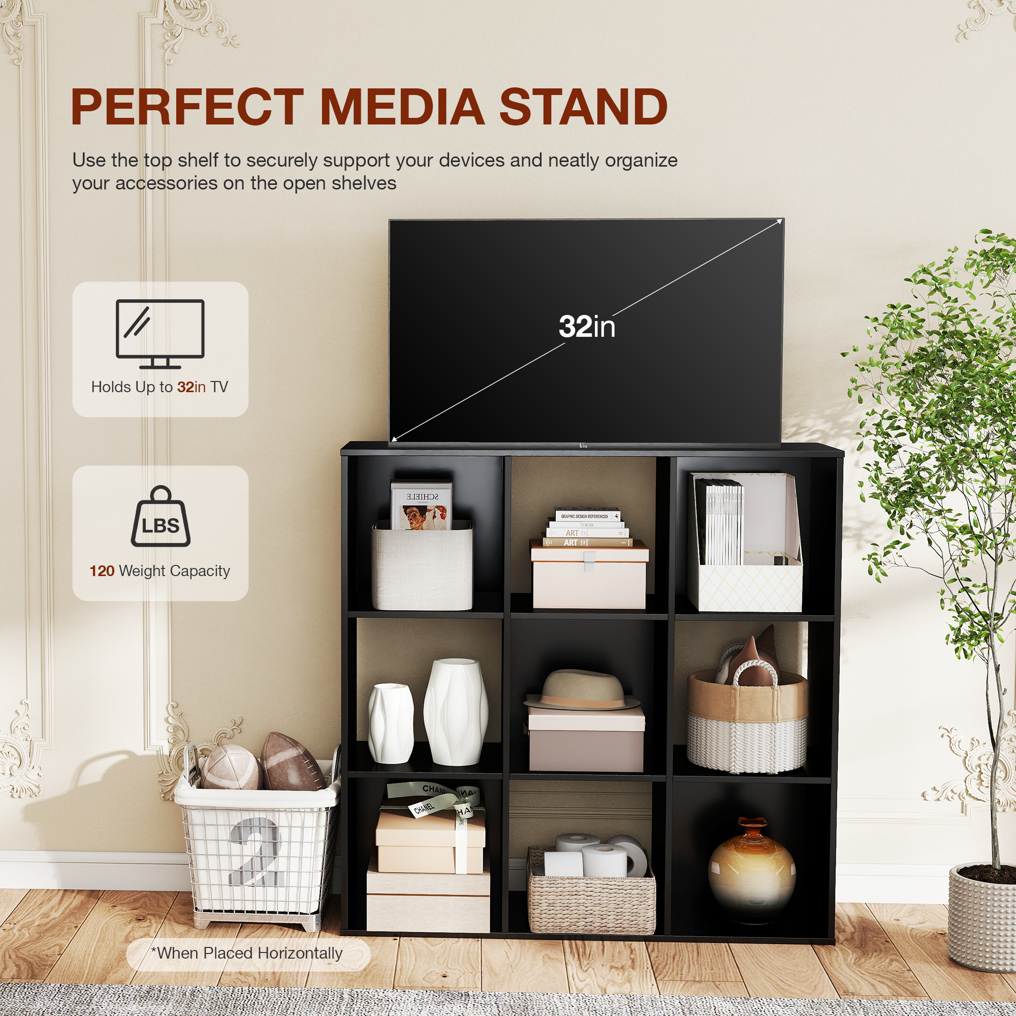 JHK 9 Cube Storage Organizer W – Office Furniture Dimensions recenzja i cena