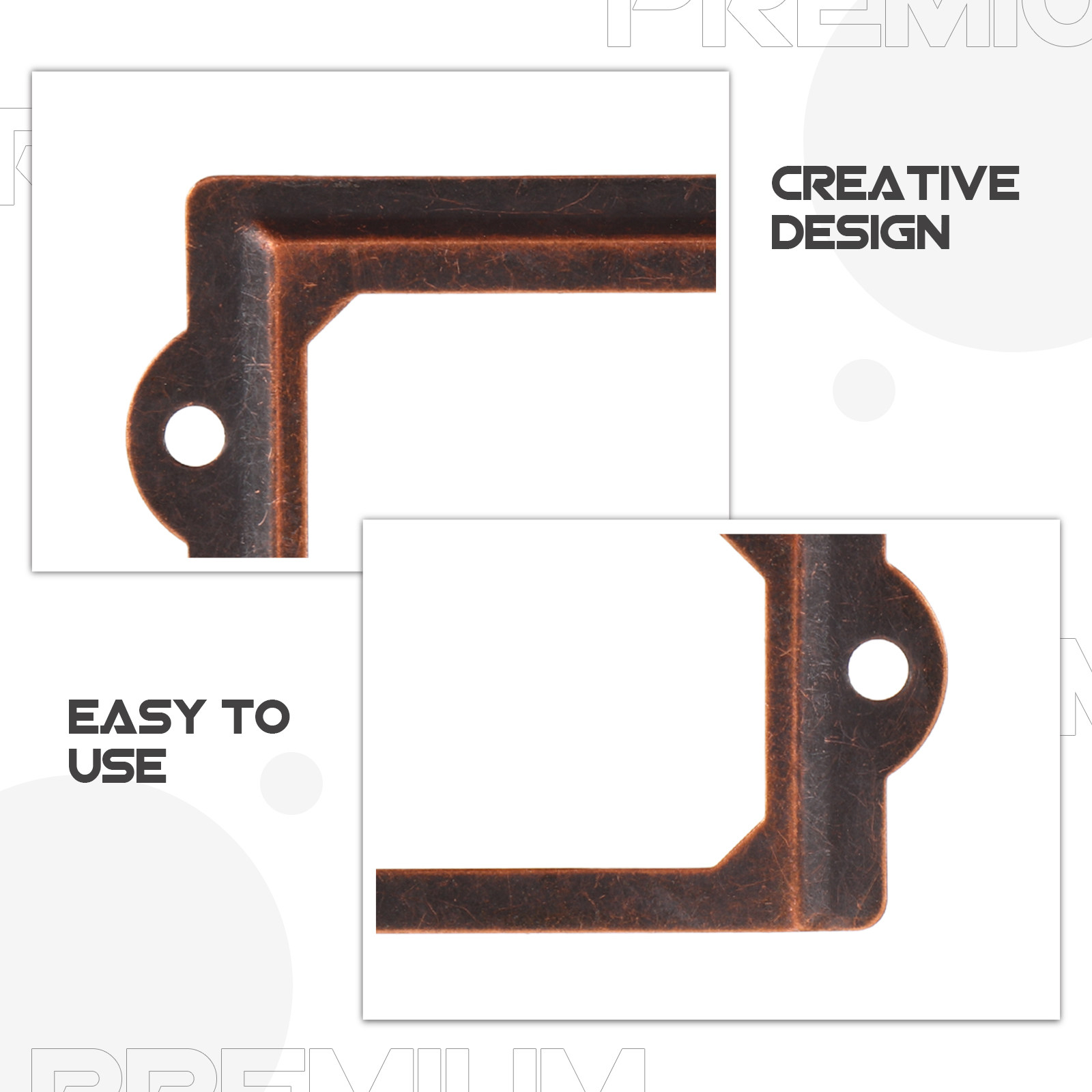 20Pcs Cabinet Pulls Label Hold – Office Furniture Names recenzja i cena