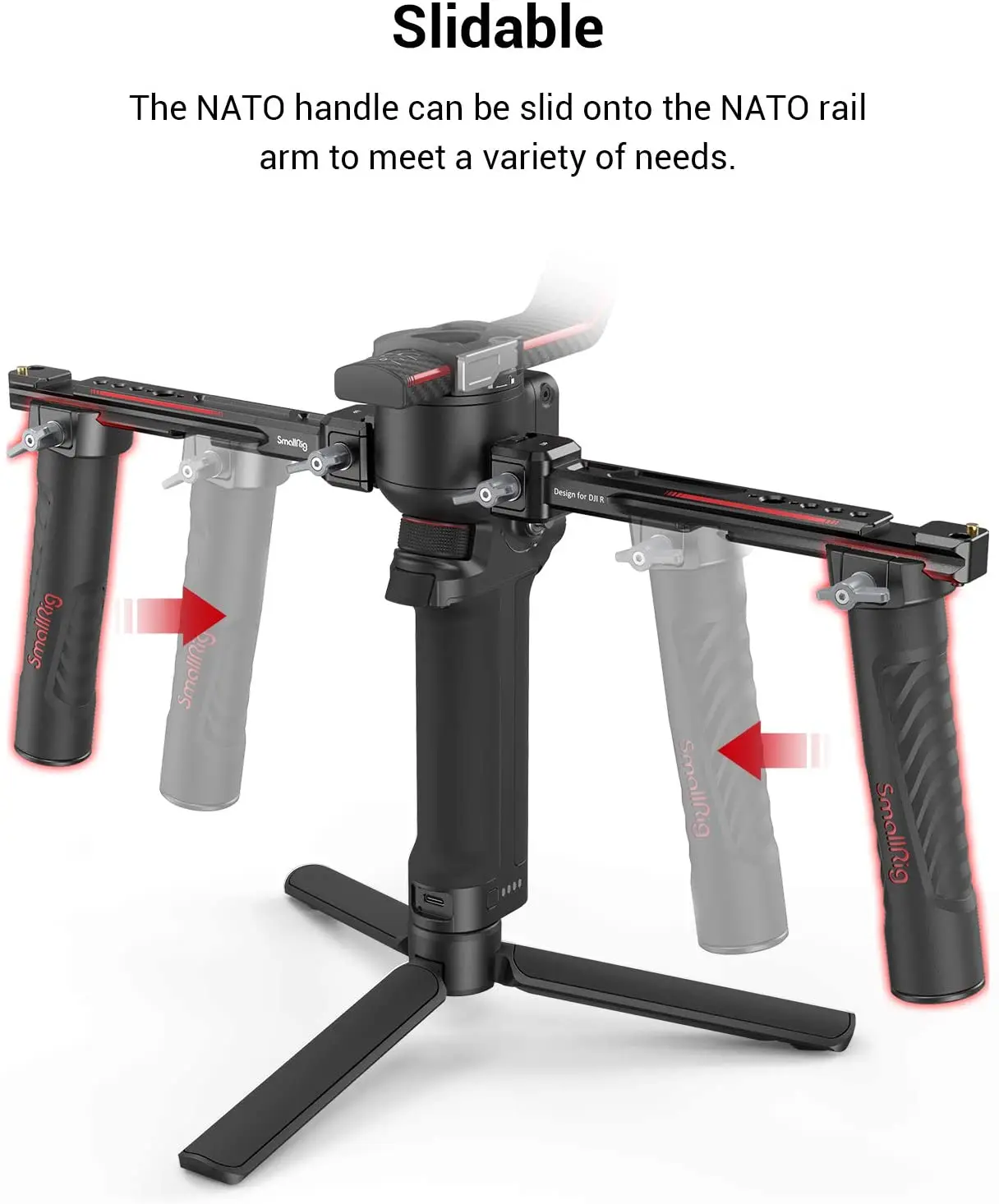 SmallRig 3027 Adjustable Dual  – Adjustable Monitor Mount recenzja i cena