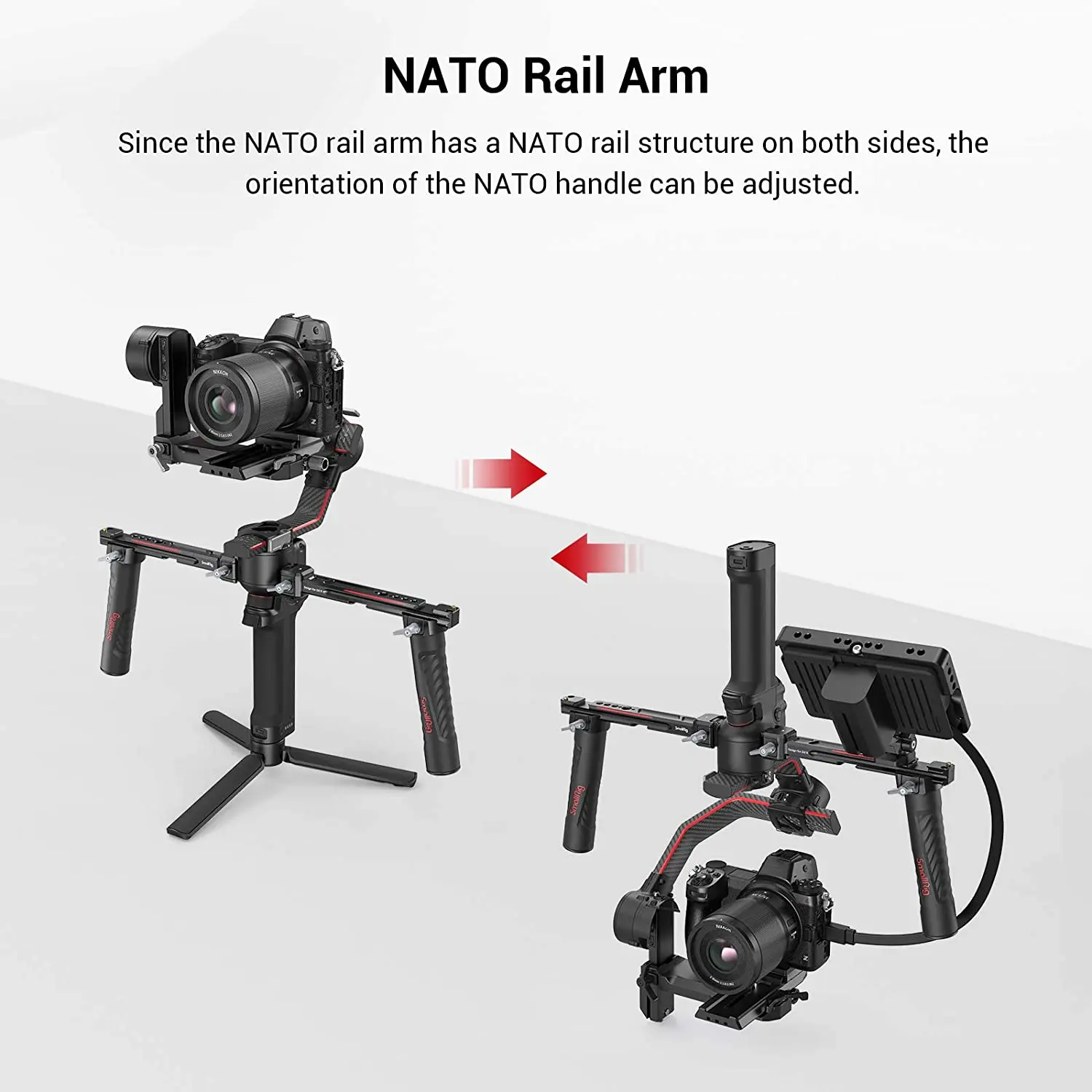 SmallRig 3027 Adjustable Dual  – Adjustable Monitor Mount recenzja i cena