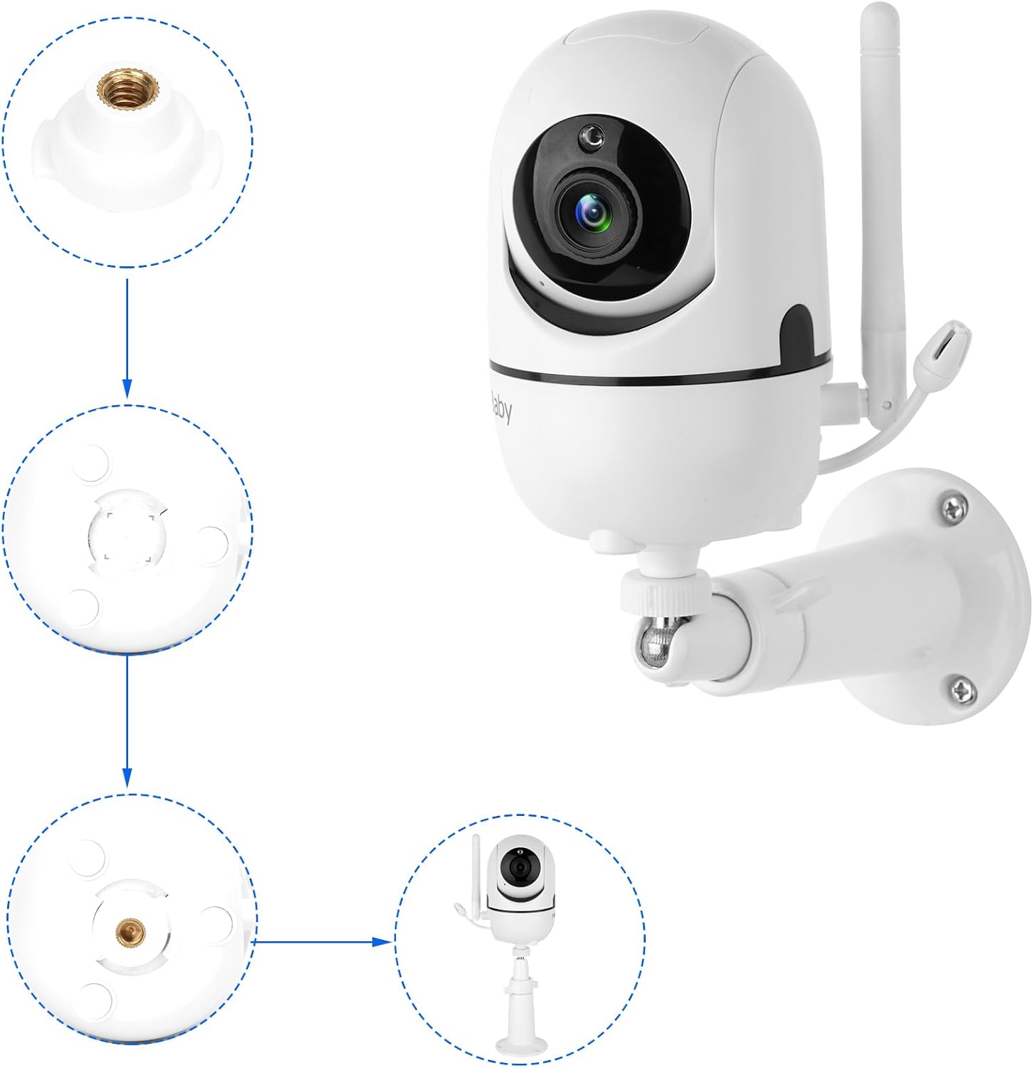 Baby Monitor Wall Mount Holder – Adjustable Monitor Mount recenzja i cena