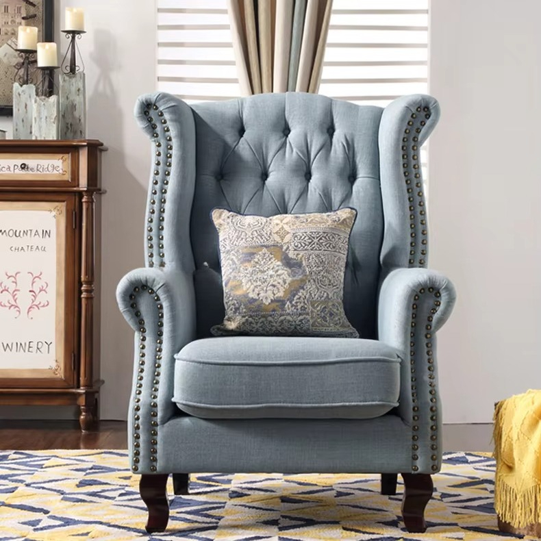 Modern Tufted Wing Back Sofa C – Office Furniture For Sale recenzja i cena