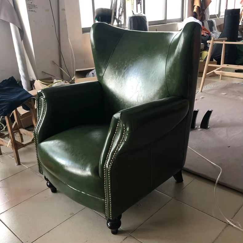 Modern Tufted Wing Back Sofa C – Office Furniture For Sale recenzja i cena