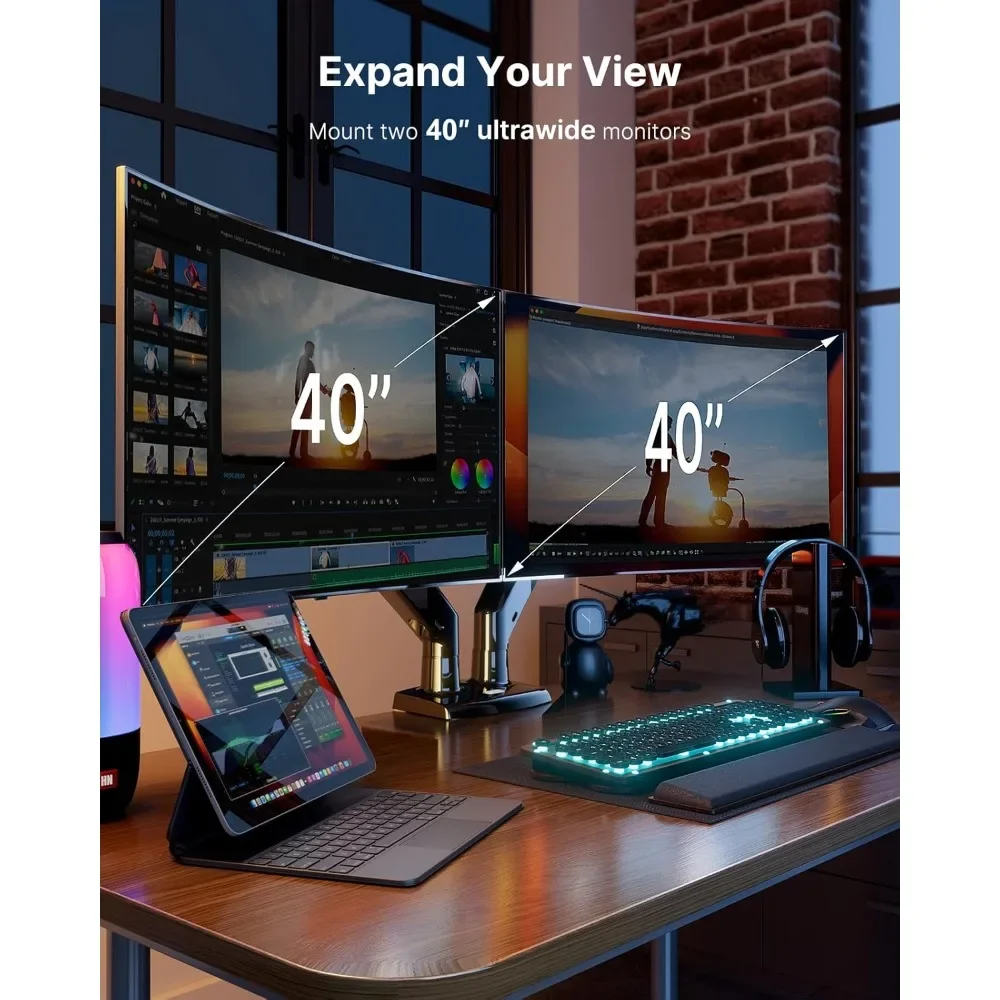dual monitor stand for 13 to 4 – Adjustable Monitor Mount recenzja i cena