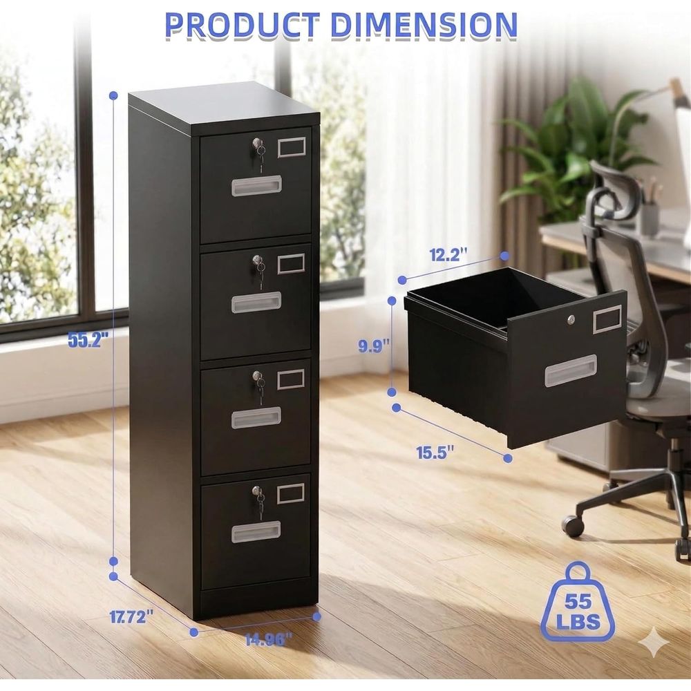 4 Der ile Cabinet with Lock an – Office Furniture Names recenzja i cena
