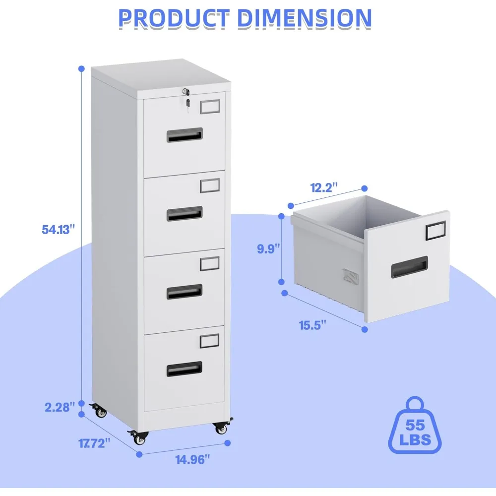 4 Drawer Lockable Office Files – Office Furniture Names recenzja i cena