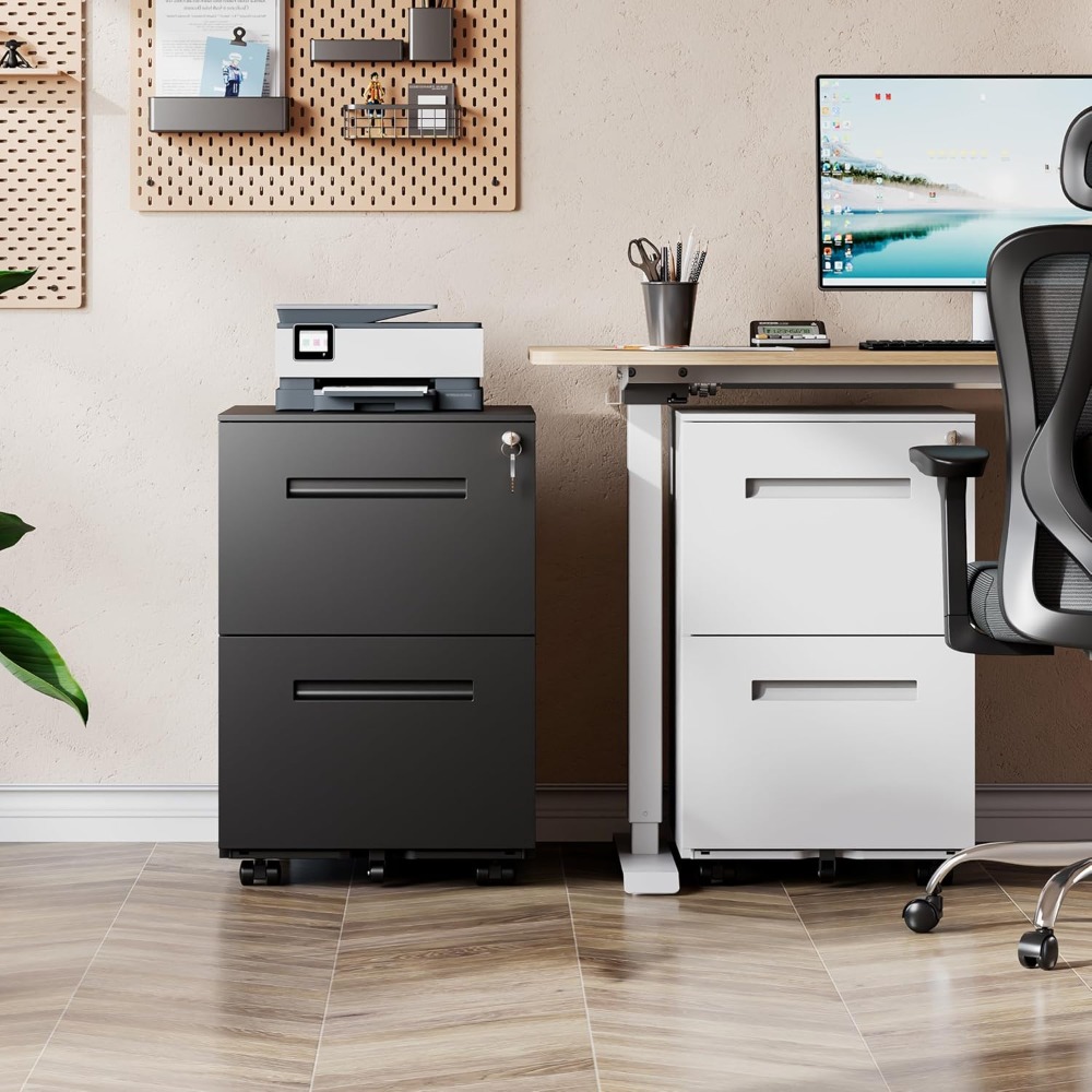 2 Drawer Metal File Cabinet, F – Office Furniture Dimensions recenzja i cena