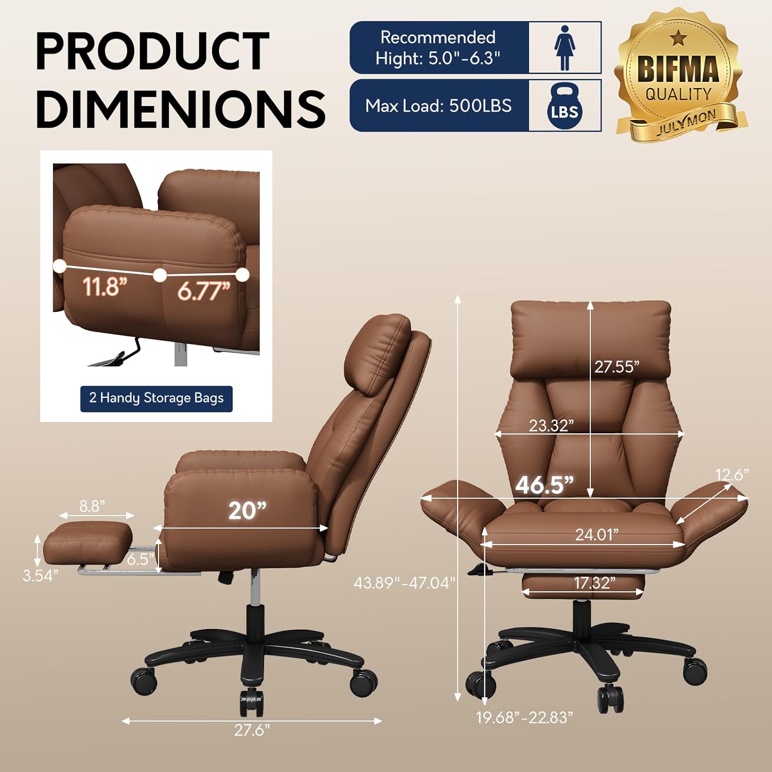 Cross Legged Office Chair with – Office Furniture Dimensions recenzja i cena