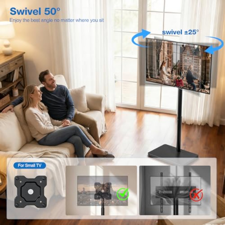 Floor TV stand for 13-55 inch  – Adjustable Monitor Mount recenzja i cena