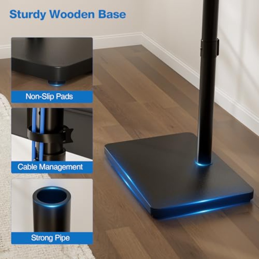 Floor TV stand for 13-55 inch  – Adjustable Monitor Mount recenzja i cena