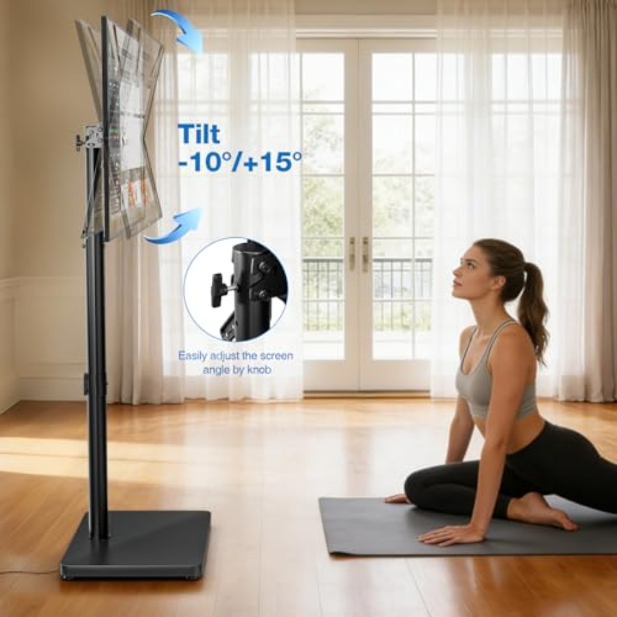 Floor TV stand for 13-55 inch  – Adjustable Monitor Mount recenzja i cena