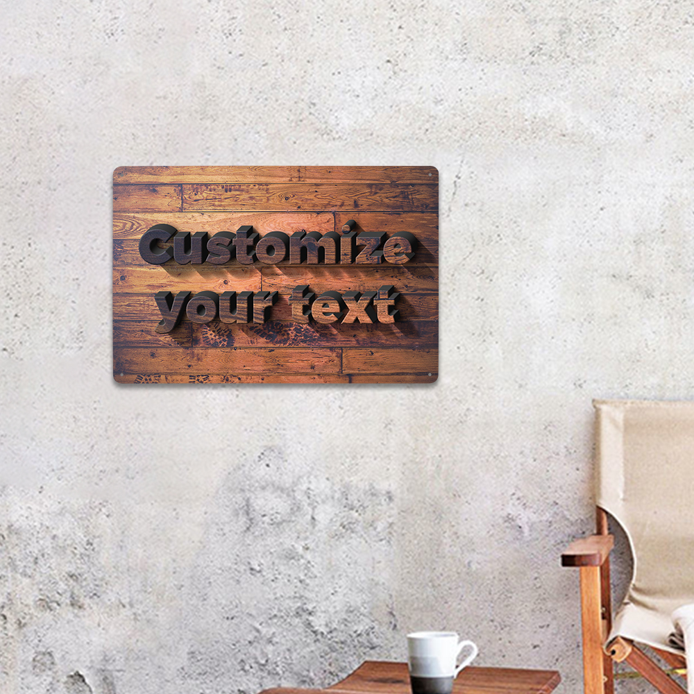 Custom Faux 3D Metal Plaque Pe – Office Furniture Names recenzja i cena
