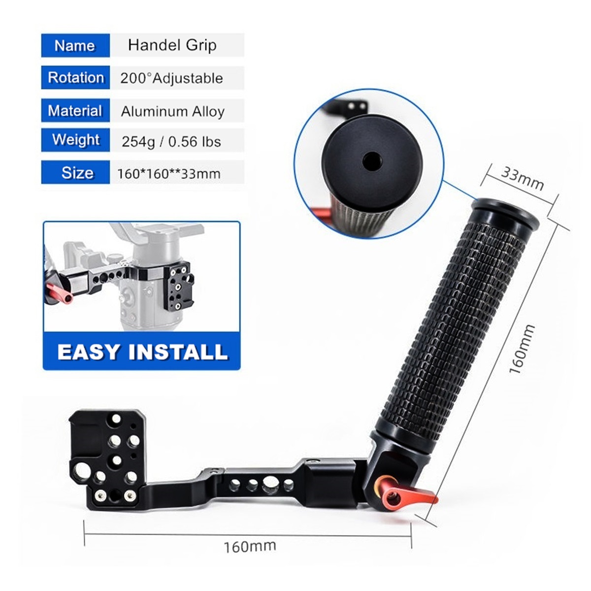 for DJI Ronin S SC RSC2 Gimbal – Adjustable Monitor Mount recenzja i cena