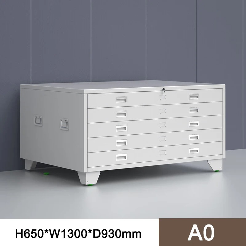 5 Drawers Map Display Drawing  – Office Furniture Dimensions recenzja i cena