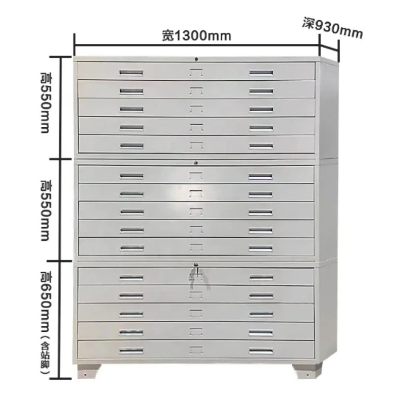 5 Drawers Map Display Drawing  – Office Furniture Dimensions recenzja i cena
