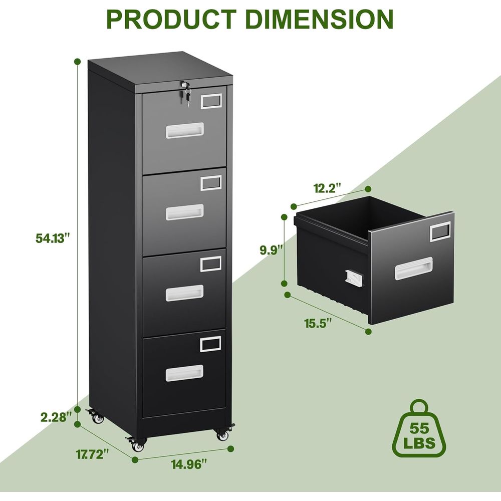 Drawer File Cabinet with Wheel – Office Furniture Names recenzja i cena
