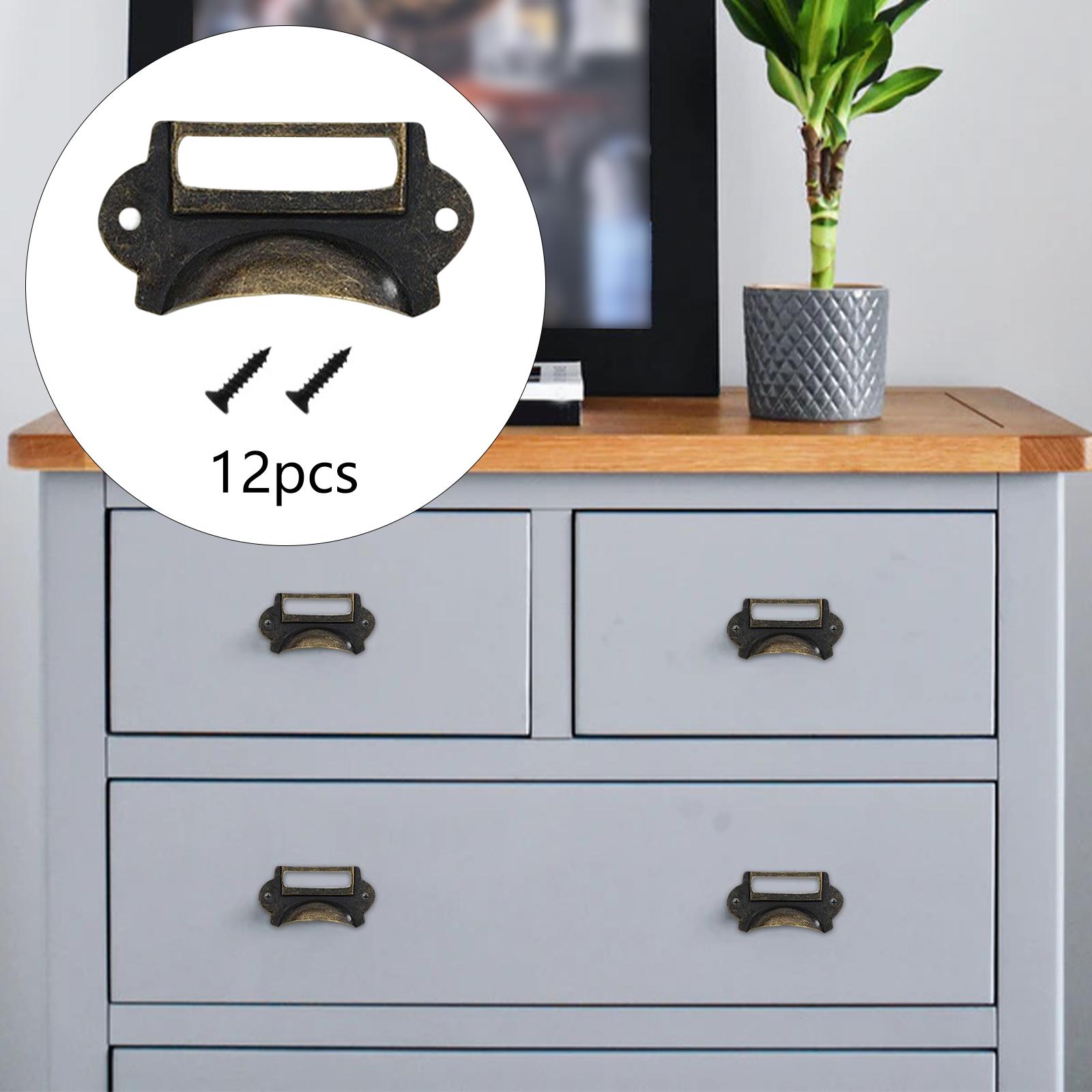 12Pcs Metal Drawer Pulls Tag F – Office Furniture Names recenzja i cena