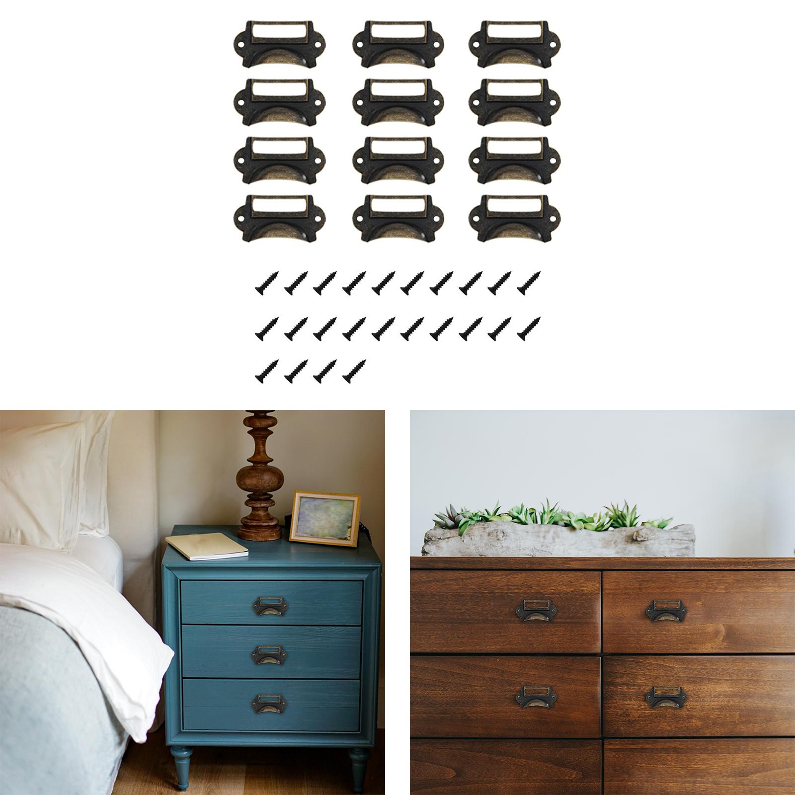 12Pcs Retro Style Drawer Pulls – Office Furniture Names recenzja i cena