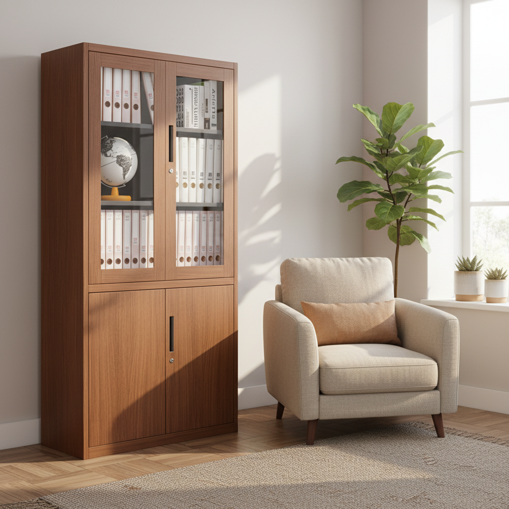 Hot Sale Brown Wood Grain Meta – Office Furniture For Sale recenzja i cena