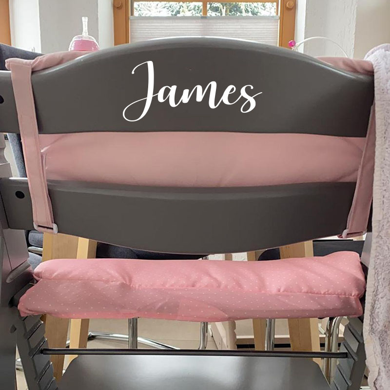 Custom Name High Chair Sticker – Office Furniture Names recenzja i cena